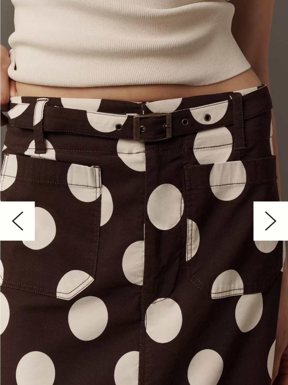 Anthropologie Maeve Colette Polka Dot Skirt - Picture 3 of 10